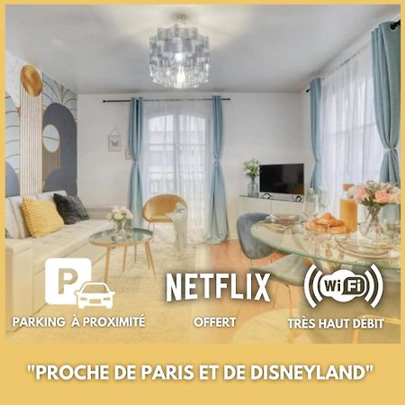 L'Elegant Chic-T2-Paris-Disneyland Jo Paris 2024 Noisy-le-Grand Bagian luar foto